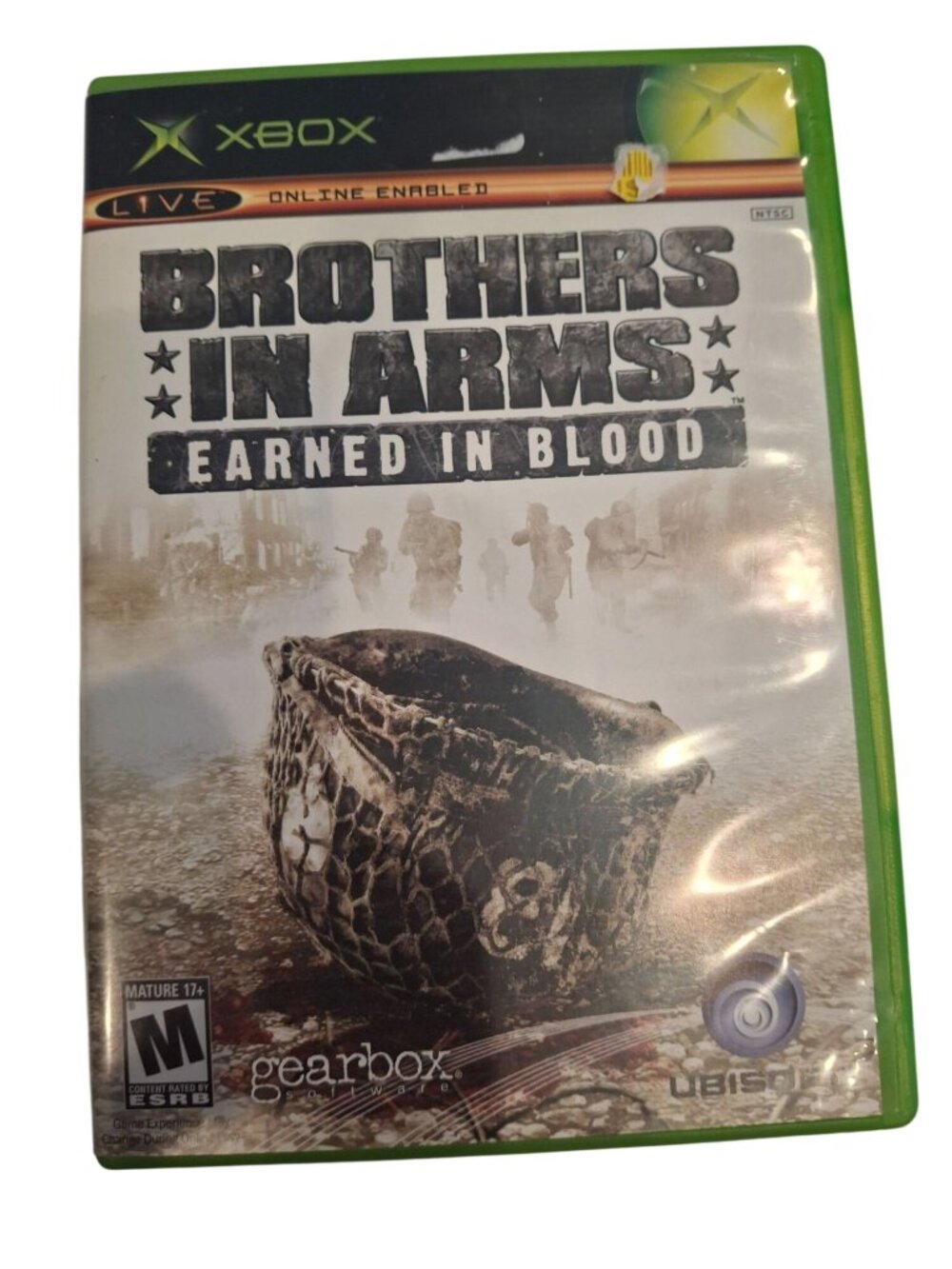 Brothers in Arms Earned in Blood Original Xbox 2005 WWII FPS Ubisoft Game CIB